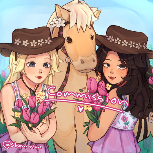 2 Halfbody and Horse ($57.5)